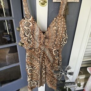 Womens  sleeveless tank size 14-16